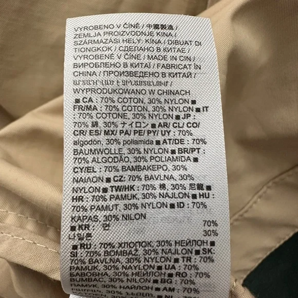 Gap Oversized Anorak Parka Rain Jacket